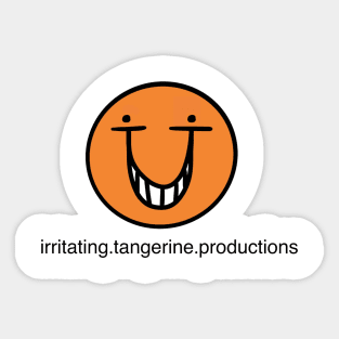 Irritating Tangerine Productions Logo Sticker